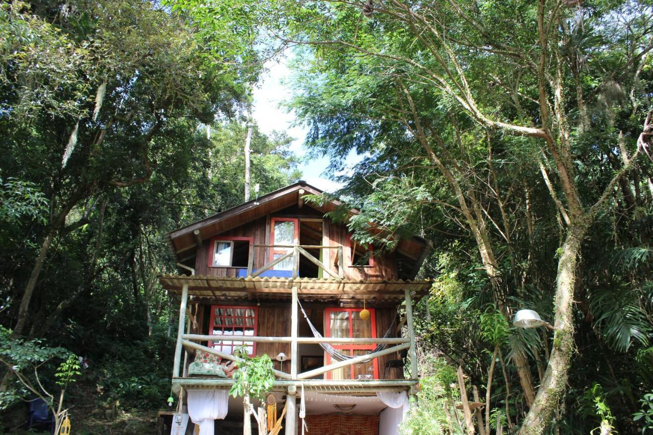 فيلا Guarda do Embaúفي Cabana Magica Praia E Floresta, Vale Da Utopia, Pinheira المظهر الخارجي الصورة